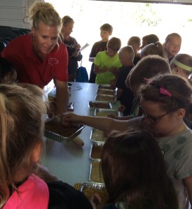 Students from area schools learned about Nebraska’s number one industry, agriculture through hands-on learning.  Youth were actively engaged in hands-on activities such as Great Grains, which showed youth the types of grains grown in Nebraska, in addition to products that we use everyday produced from grains. 
